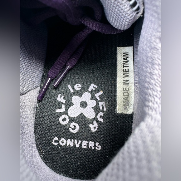 CONVERSE Women’s 6.5 Golf Le Fleur GIANNA Suede Low Top Tyler The Creator CLEAN - Picture 14 of 16